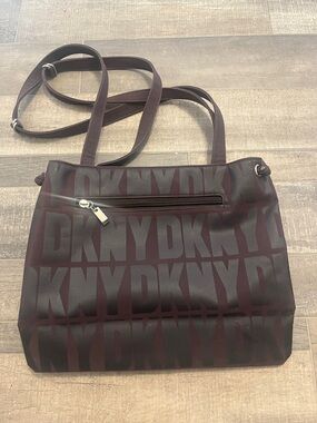 Dkny Brown Logo Crossbody Shoulder Bag